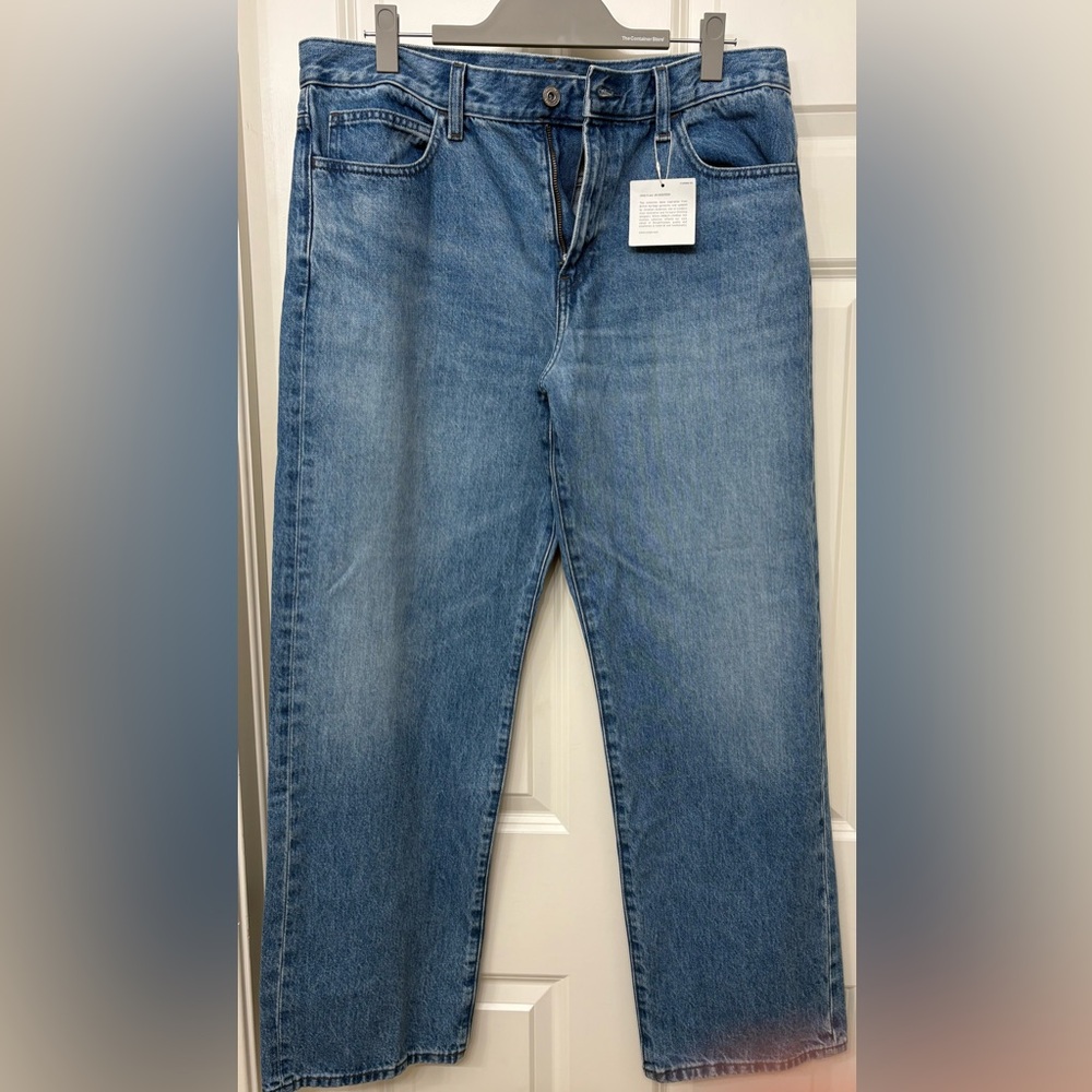 Uniqlo Straight Jeans in Blue, size 32x31